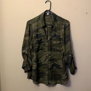 Express: Army Fatigue Blouse!